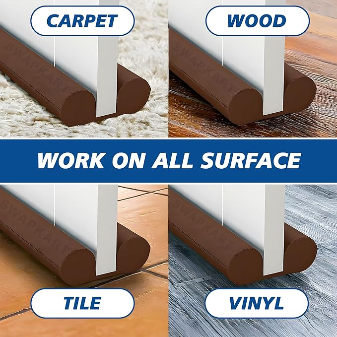Door Bottom Seal Strip(pack of 3)